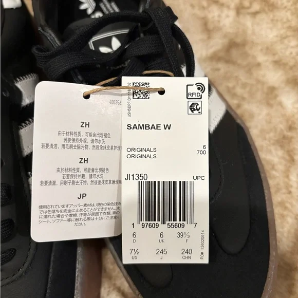 Adidas Women’s Sambae Shoes 7.5 - Picture 12 of 13